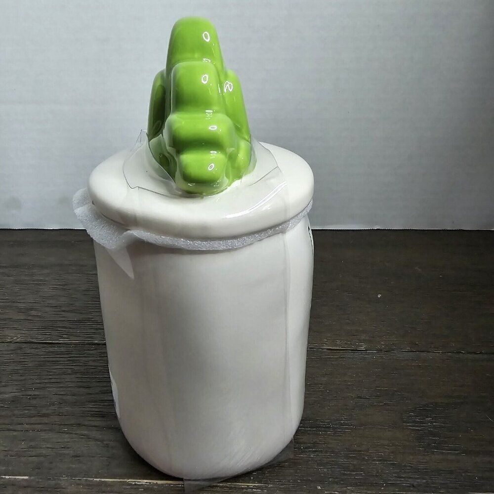 NWT Rae Dunn Artisan Plant A Kiss Mug Succulent Figural Topper 2021 - Picture 6 of 8